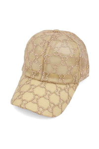 BASEBALL CAP SOLID COLOR SEE THROUGH