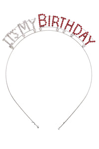 RHINESTONE  BIRTHDAY HEAD BAND