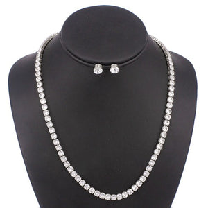 NECKLACE SET FULL CUBIC ZIRCONIA