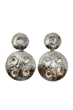 Load image into Gallery viewer, Rhinestone Ring  with stone Dangle Clip-Earring
