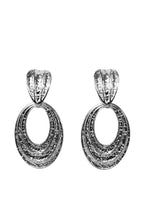 Load image into Gallery viewer, Metal OVAL  Dangle Earring