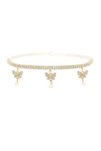 Load image into Gallery viewer, RHINESTONE BOW PENDANT CHOKER