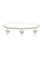 Load image into Gallery viewer, RHINESTONE BOW PENDANT CHOKER