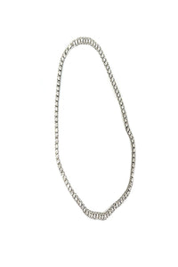 4MM TENNIS HIP HOP CHAIN with Round Stone