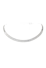 Load image into Gallery viewer, BAGUETTE CUBIC ZIRCONIA COLLAR NECKLACE