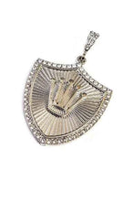 Load image into Gallery viewer, SHIELD PENDANT LONG NECKLACE