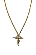 Load image into Gallery viewer, ANGEL PENDANT LONG NECKLACE