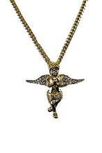 Load image into Gallery viewer, ANGEL PENDANT LONG NECKLACE