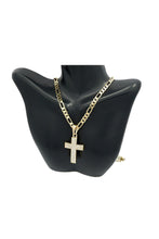 Load image into Gallery viewer, CRYSTAL CROSS PENDANT NECKLACE