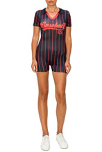 Load image into Gallery viewer, V NECK SPORT ROMPER  SHORT SLEEVE