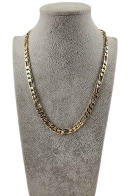 FROSTED CONCAVE CHAIN NECKLACE