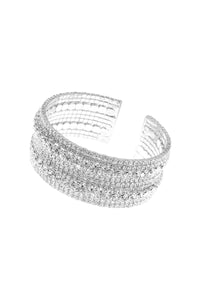 7 Row Two Pattern Wire Bracelet