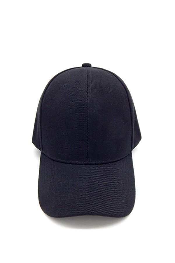 SOLID  BASEBALL CAP