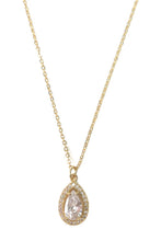 Load image into Gallery viewer, CUBIC ZIRCONIA PENDANT NECKLACE SET