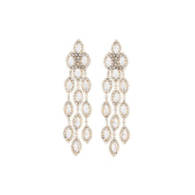 Load image into Gallery viewer, Rhinestone Marquise Dangle Earrings