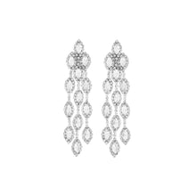 Load image into Gallery viewer, Rhinestone Marquise Dangle Earrings