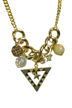 Load image into Gallery viewer, Studded Triangle Necklace