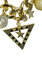 Load image into Gallery viewer, Studded Triangle Necklace