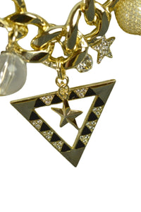 Studded Triangle Necklace