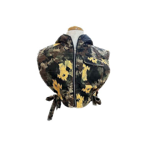 Camouflage Print Vest and Pants Set