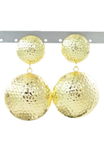 Load image into Gallery viewer, TEXTURED DOME METAL EARRINGS