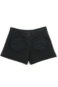 Women Fashion Butt Lifter Boy Shorts - Black