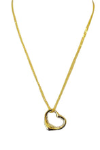 Load image into Gallery viewer, Crystal cut out heart pendant necklace