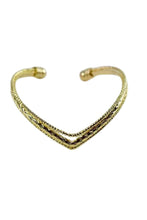 Load image into Gallery viewer, Heart Shaped Triple Band Cuff