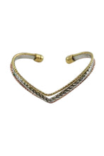 Load image into Gallery viewer, Heart Shaped Triple Band Cuff