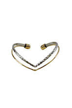 Load image into Gallery viewer, Heart Shaped Double Band Cuff