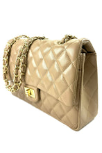 Load image into Gallery viewer, QUILTED FAUX LEATHER HAND BAG