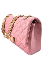 Load image into Gallery viewer, QUILTED FAUX LEATHER HAND BAG