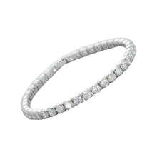 Load image into Gallery viewer, Cubic Zirconia 1 Row Tennis Bacelet