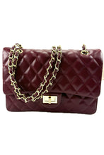 Load image into Gallery viewer, QUILTED FAUX LEATHER HAND BAG