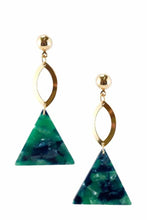 Load image into Gallery viewer, Acetate Triangle  Drop Earring