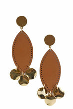 Load image into Gallery viewer, FAUX LEATHER EARRING