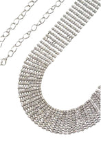 Load image into Gallery viewer, CRYSTAL PAVE LINED CHAIN BELT