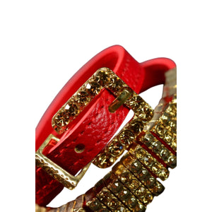 Studded Leather Buckle Bracelet