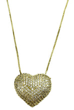 Load image into Gallery viewer, Pave Heart Necklace