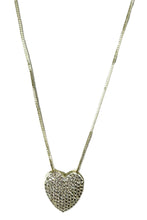 Load image into Gallery viewer, Pave Heart Necklace