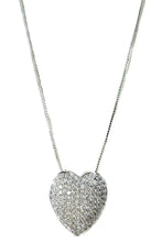 Load image into Gallery viewer, Pave Heart Necklace