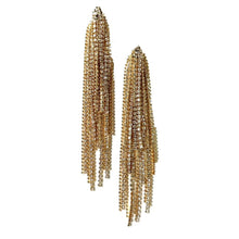 Load image into Gallery viewer, Rhinestone Fringe Earrings