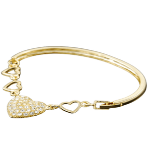 Studded Heart Bracelet