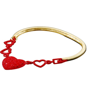 Studded Heart Bracelet