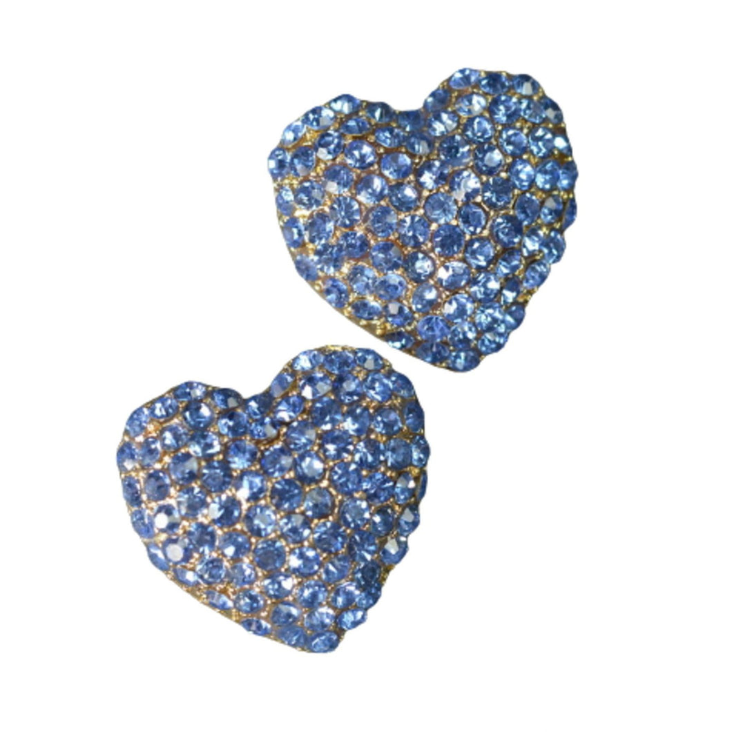 Studded Heart Earrings