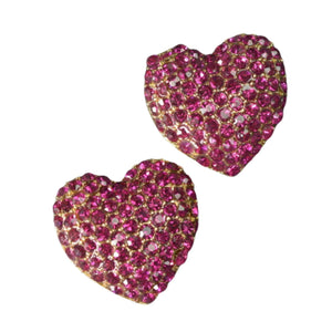 Studded Heart Earrings