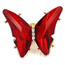 Load image into Gallery viewer, Butterfly Rhinestone Flexible Ring