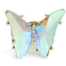 Load image into Gallery viewer, Butterfly Rhinestone Flexible Ring