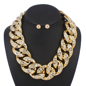 Chunky Chain Necklace Set