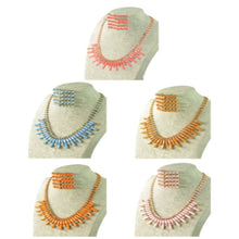 Load image into Gallery viewer, Studded Necklace and Earring Set